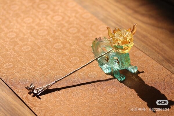 #222 Glazed Dragon glass  gift - 图片 2