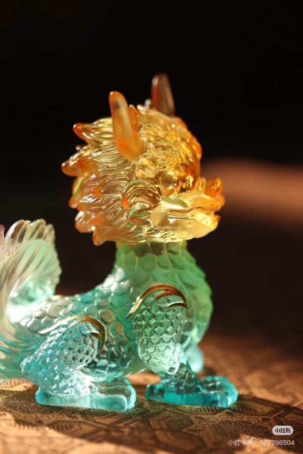 #222 Glazed Dragon glass  gift - 图片 5