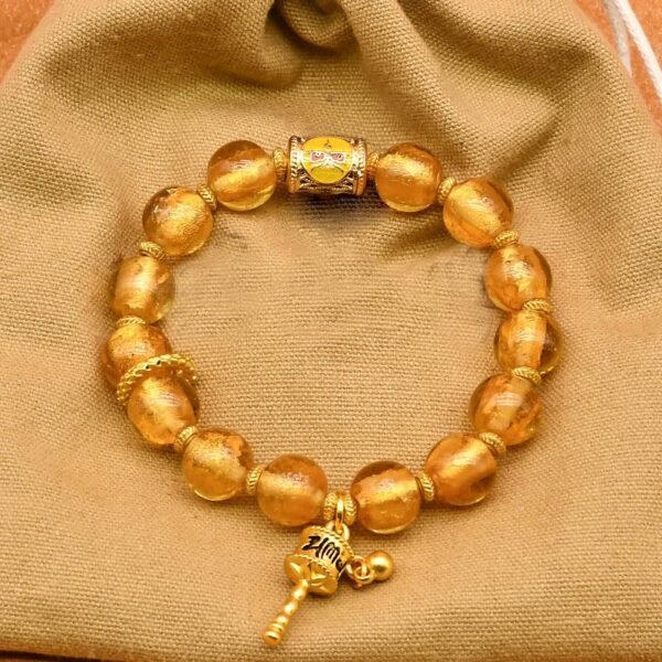 #555Five-way lucky glass blessing bracelet - 图片 3