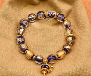 #555Five-way lucky glass blessing bracelet