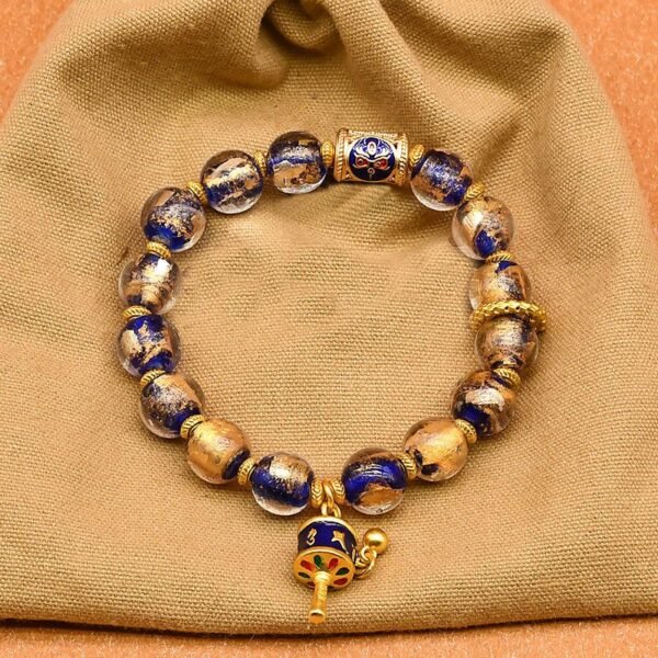 #555Five-way lucky glass blessing bracelet