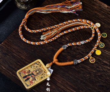 #666 Tibetan lucky beads necklace